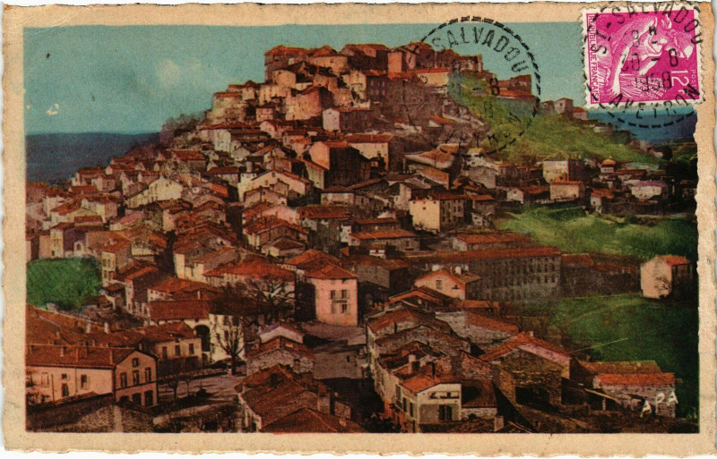 Carte postale ancienne Cordes - Tarn - Vue générale