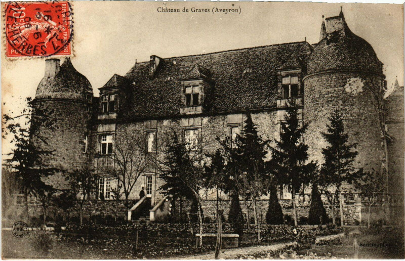 Carte postale ancienne Cheteau de Graves