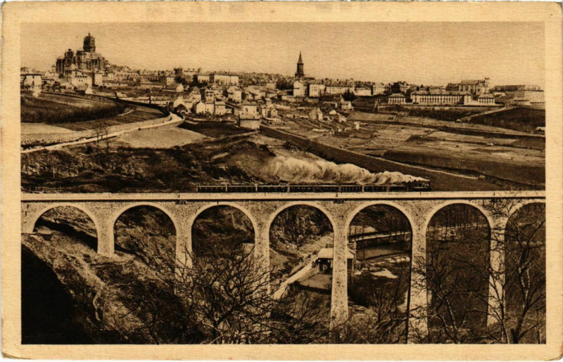 Carte postale ancienne Rodez - Vue générale à Rodez
