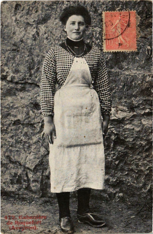 Carte postale ancienne Cabanieres de Roquefort