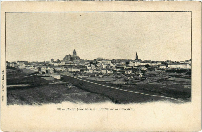 Carte postale ancienne Rodez à Rodez