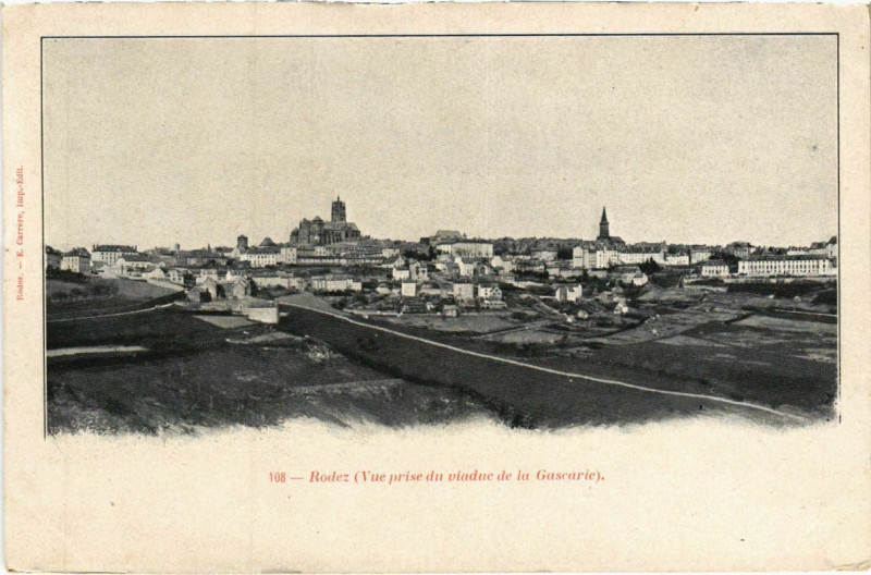 Carte postale ancienne Rodez à Rodez
