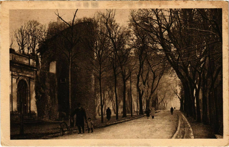 Carte postale ancienne Rodez - Boulevard d'Estournel à Rodez