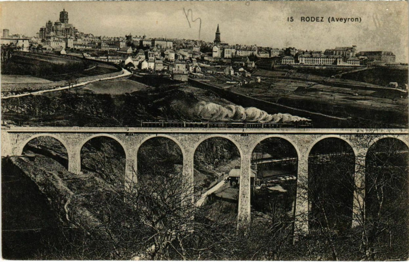 Carte postale ancienne Rodez à Rodez