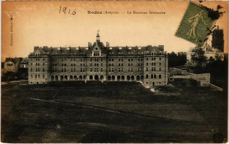 Carte postale ancienne Rodez - Le Nouveau Seminaire à Rodez