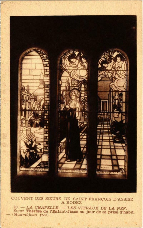 Carte postale ancienne Rodez - La Chapelle à Rodez