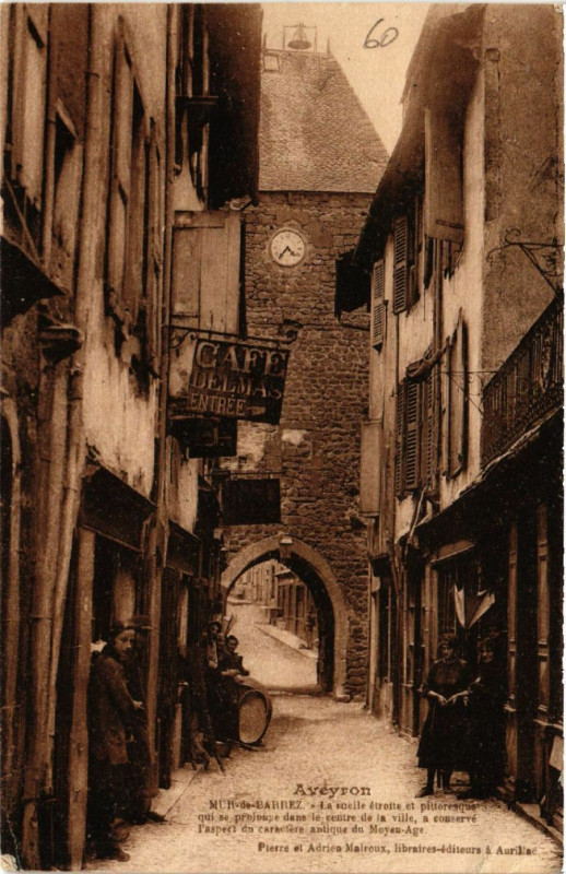 Carte postale ancienne Mur-de-Barrez à Mur-de-Barrez