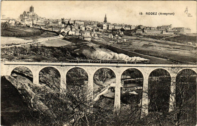 Carte postale ancienne Rodez à Rodez
