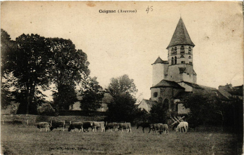 Carte postale ancienne Ceignac