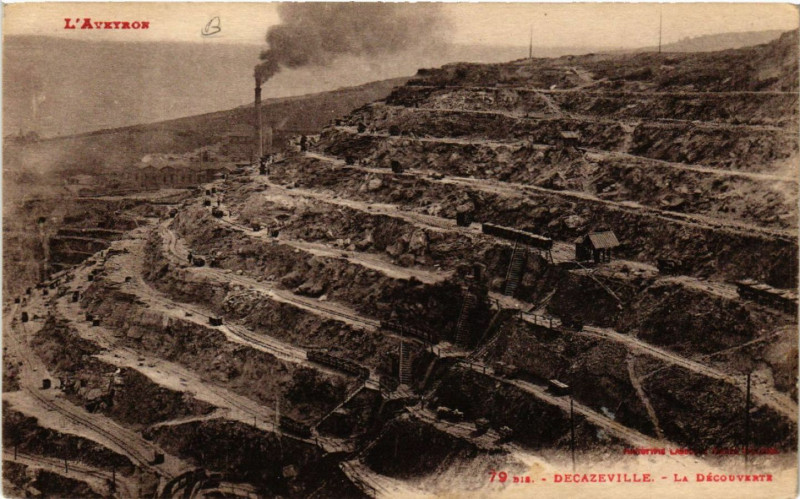 Carte postale ancienne Decazeville - La Decouverts à Decazeville