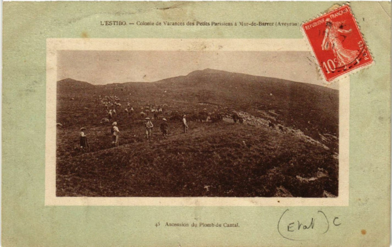 Carte postale ancienne L'Estibo - Colonie de Vacances des Petits Parisiens