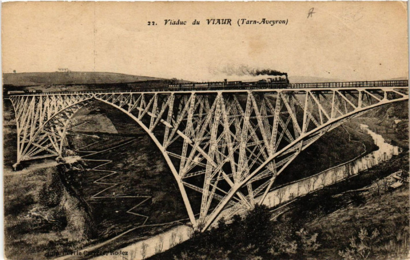 Carte postale ancienne Viaduc du Viaur