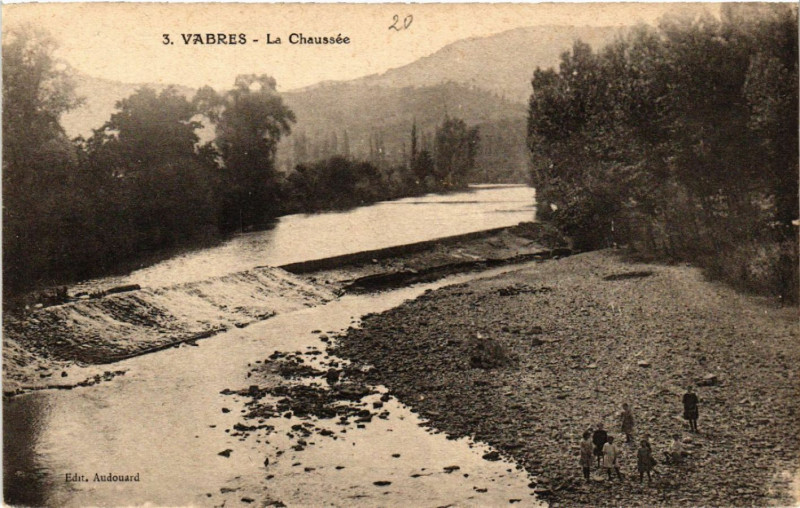 Carte postale ancienne Vabres - La Chausse
