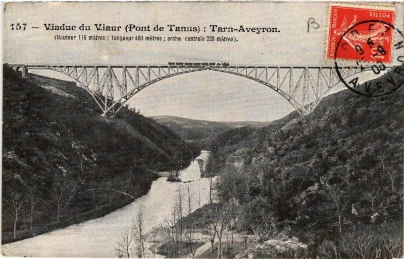 Carte postale ancienne Viaduc du Viaur