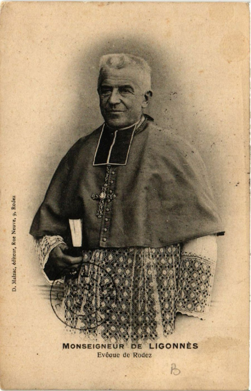 Carte postale ancienne Monseigneur de Ligonnes