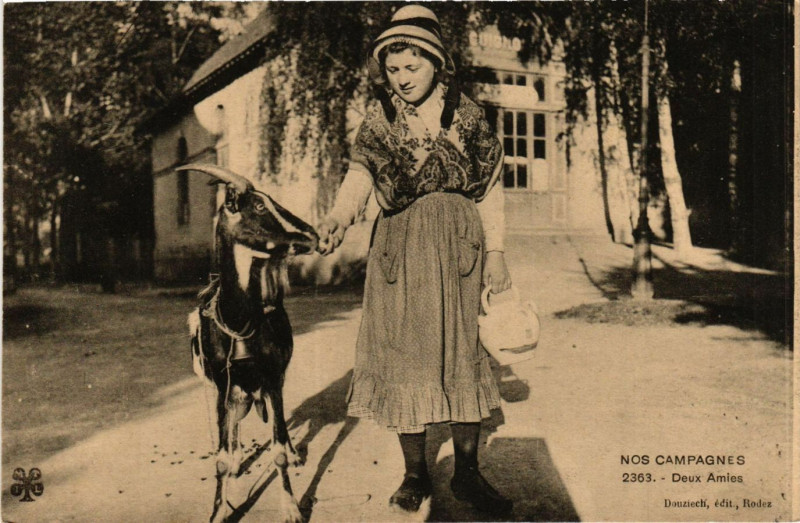Carte postale ancienne Nos Campagnes - Deux Amies