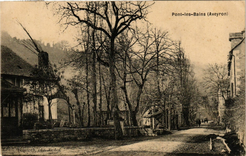 Carte postale ancienne Pont les Bains