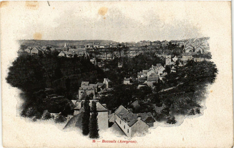 Carte postale ancienne Bozouls à Bozouls