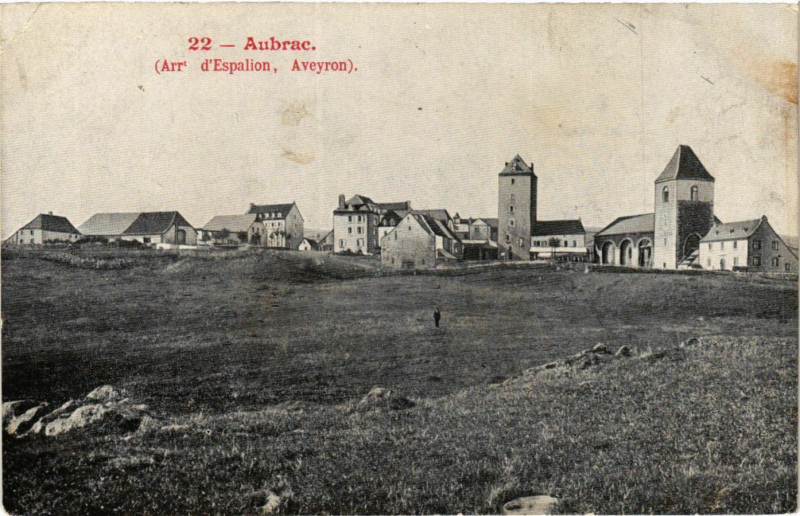 Carte postale ancienne Aubrac