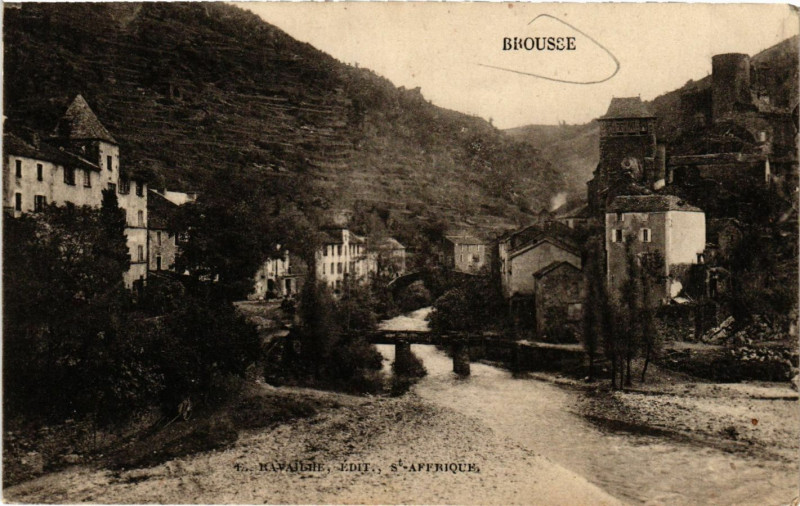 Carte postale ancienne Brousse - Havaibale - Saint-Affrique à Saint-Affrique