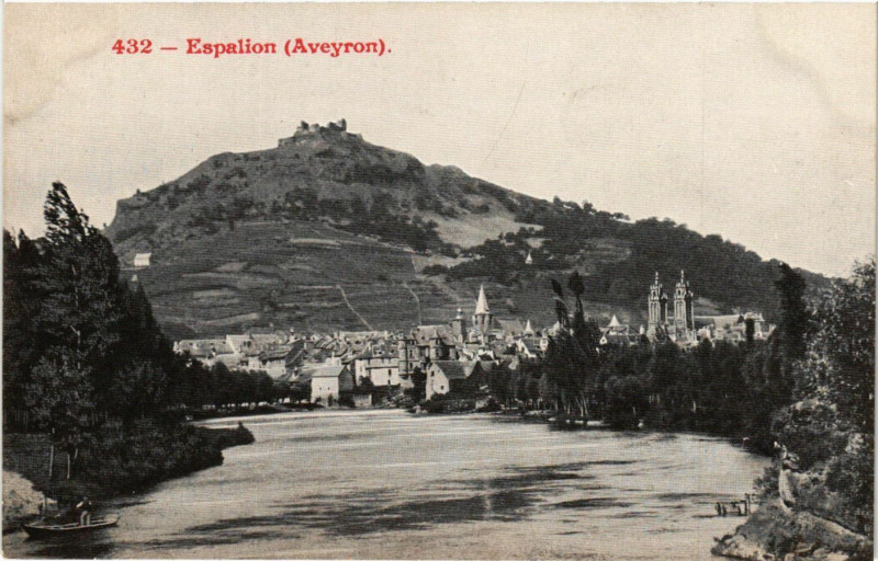 Carte postale ancienne Espalion ('Aveyron ) à Espalion