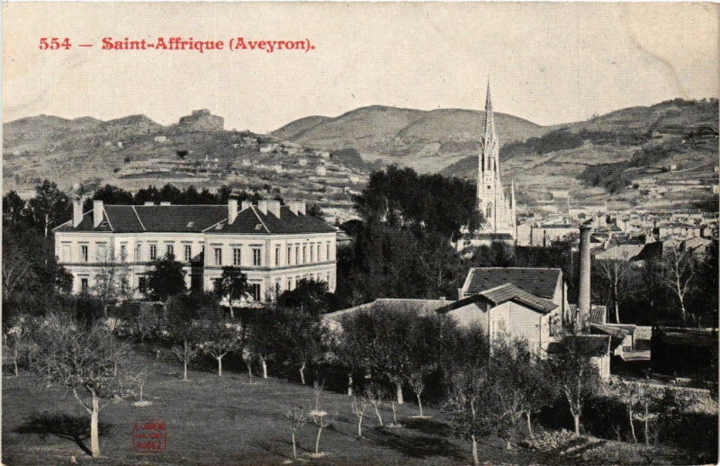 Carte postale ancienne Saint-Affrique à Saint-Affrique