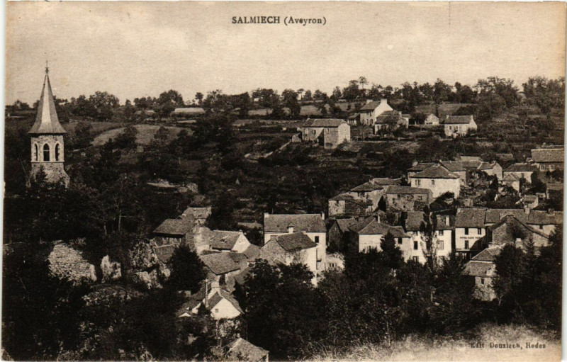 Carte postale ancienne Salmiech à Salmiech