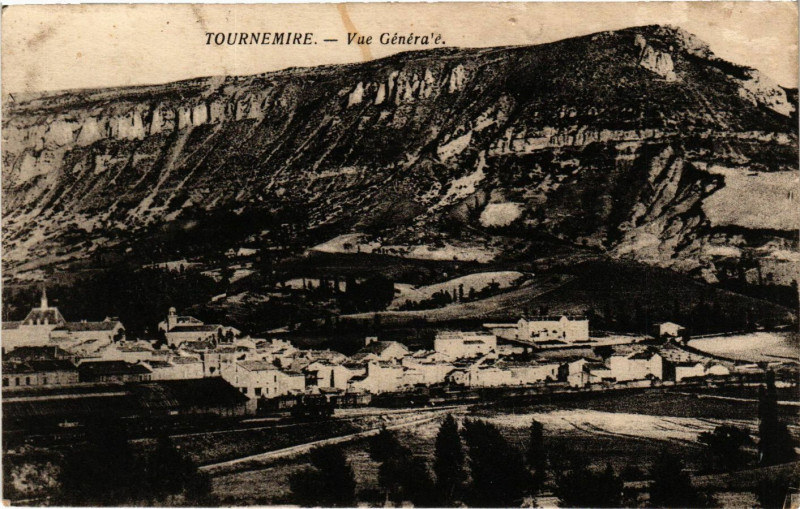 Carte postale ancienne Tournemire - Vue Générale à Tournemire