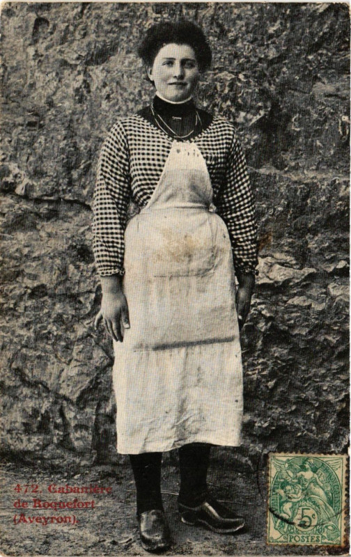 Carte postale ancienne Gabarriére de Roquefort