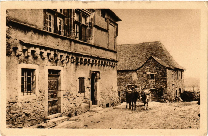 Carte postale ancienne Ste Radegonde - Maison Renaissance