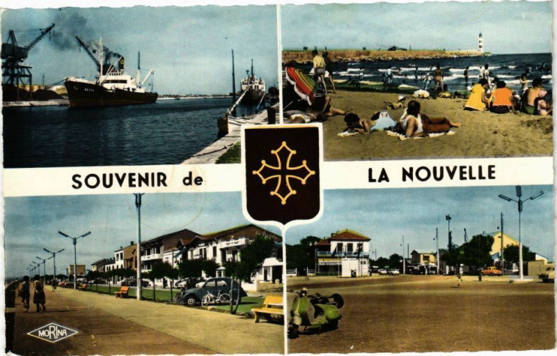 Carte postale ancienne Souvenir de La Nouvelle