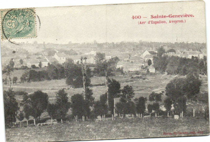 Carte postale ancienne Sainte-Genevieve