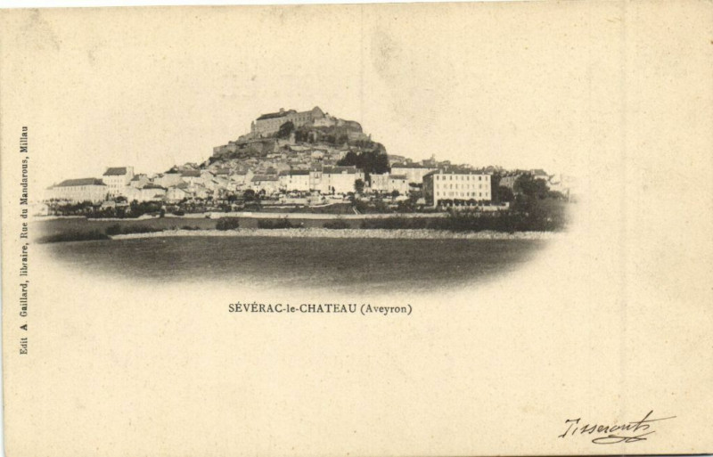 Carte postale ancienne Severac-le-Chateau