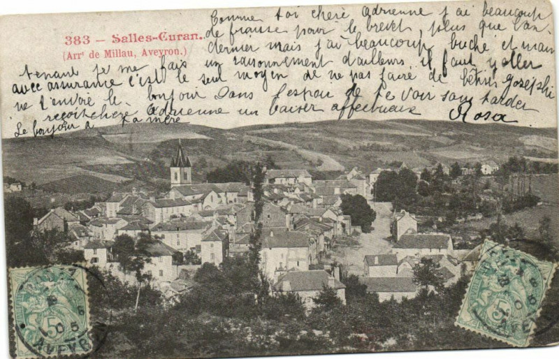 Carte postale ancienne Salles-Cuean.