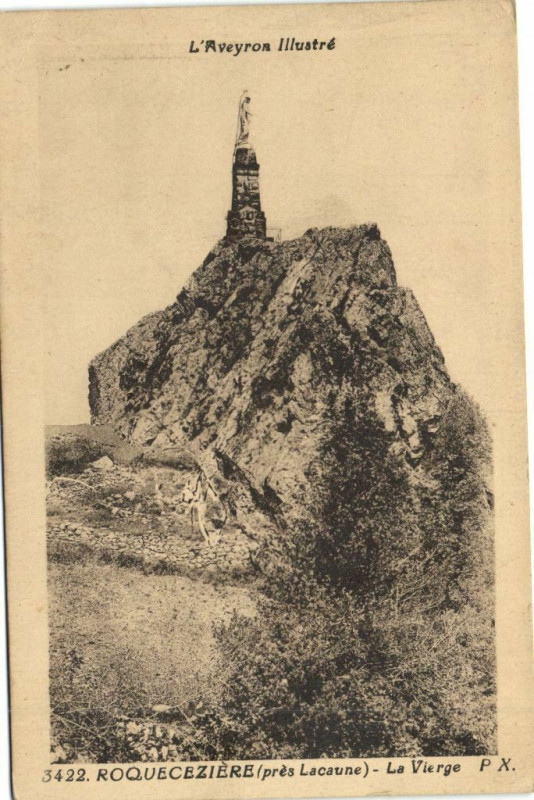 Carte postale ancienne Roqueceziére - La Viegre