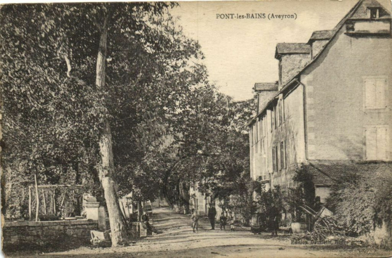 Carte postale ancienne Pont-les-Bains