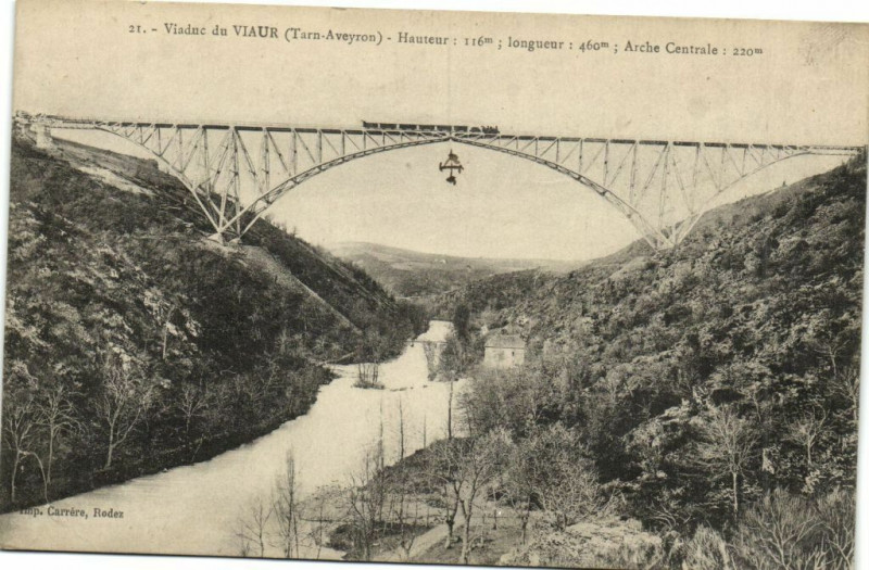 Carte postale ancienne Viadue du Viaur