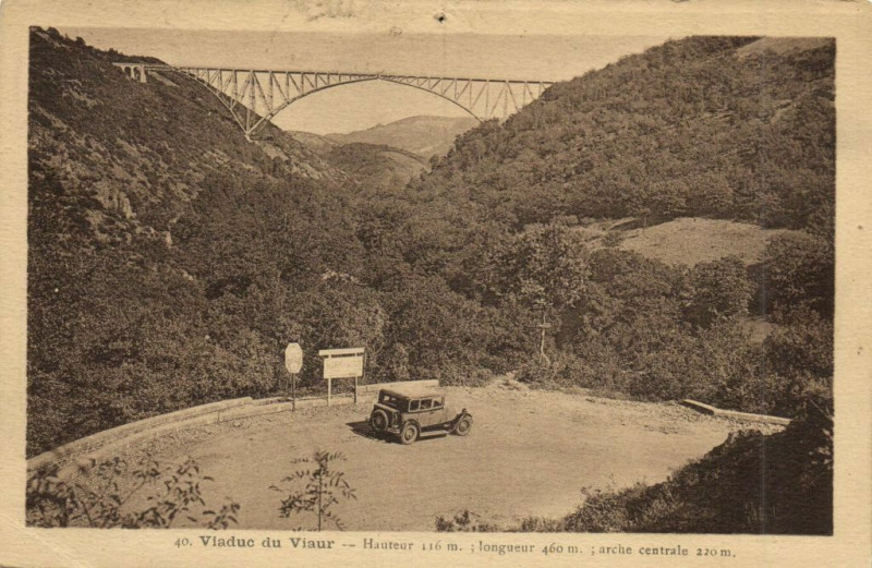 Carte postale ancienne Viaduc du Viaur