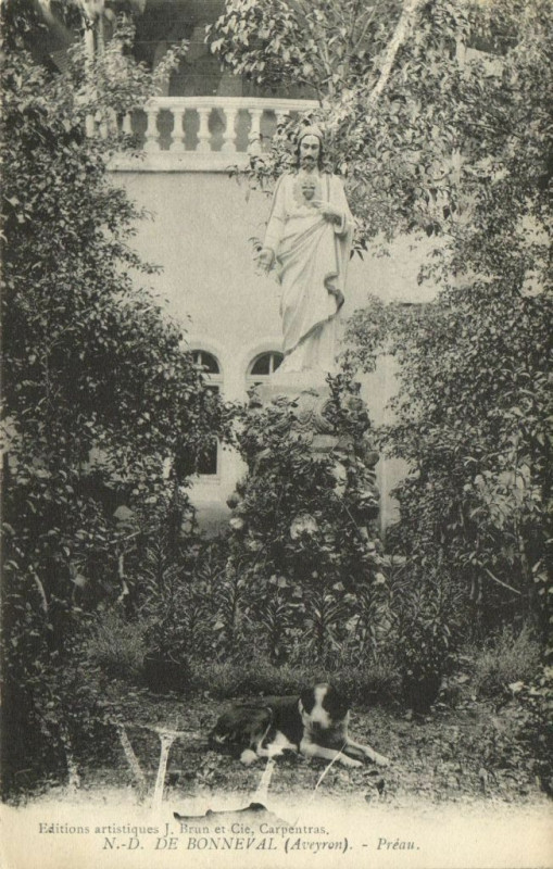 Carte postale ancienne Bonneval - Préau