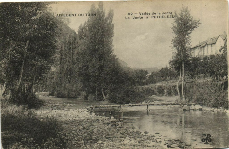 Carte postale ancienne Affluent du Tarn - Vallée de la Jonte