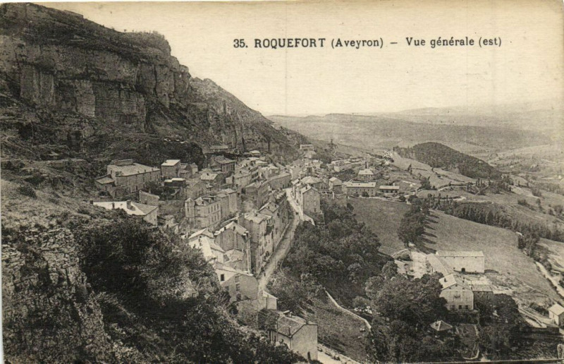 Carte postale ancienne Roquefort - Vue générale