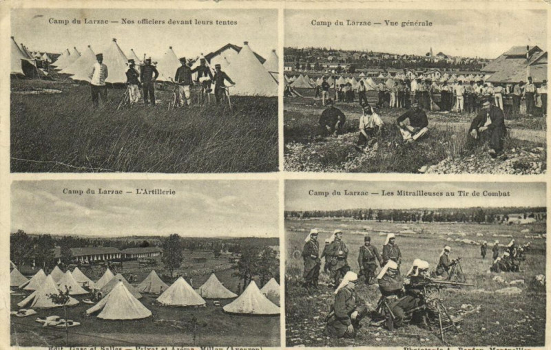 Carte postale ancienne Camp du Larzac