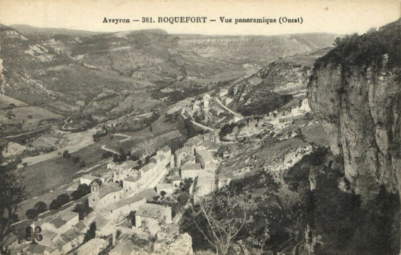Carte postale ancienne Roquefort - Vue panoramique
