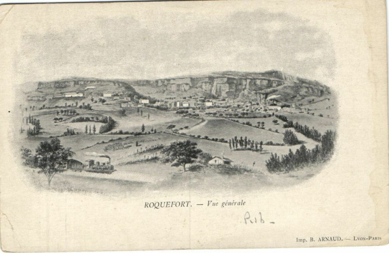 Carte postale ancienne Roquefort - Vue générale