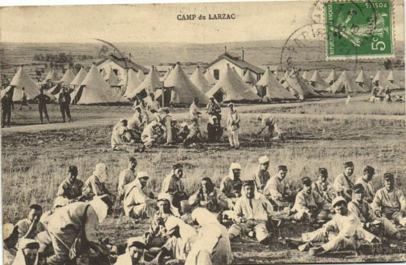 Carte postale ancienne Camp du Larzac