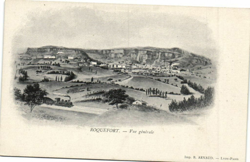 Carte postale ancienne Roquefort - Vue générale