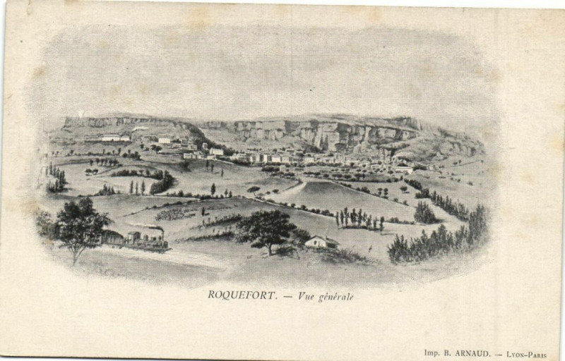 Carte postale ancienne Roquefort - Vue générale