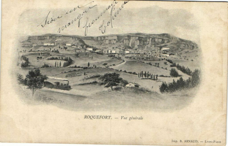 Carte postale ancienne Roquefort - Vue générale