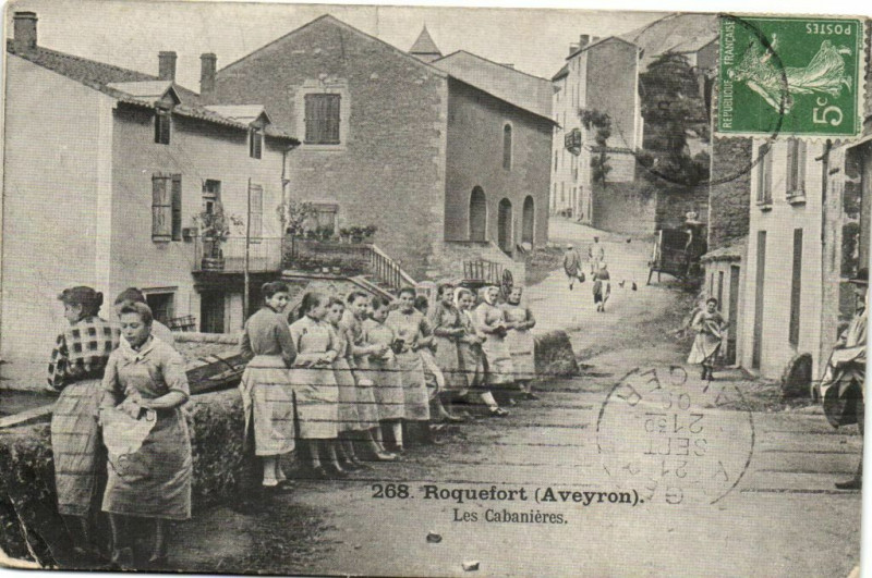 Carte postale ancienne Roquefort - Les Cabaniéres