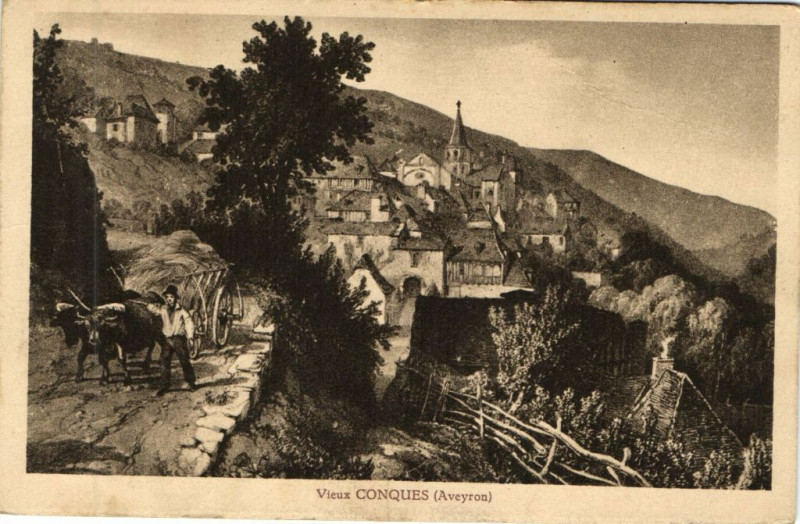 Carte postale ancienne Vieux Conques
